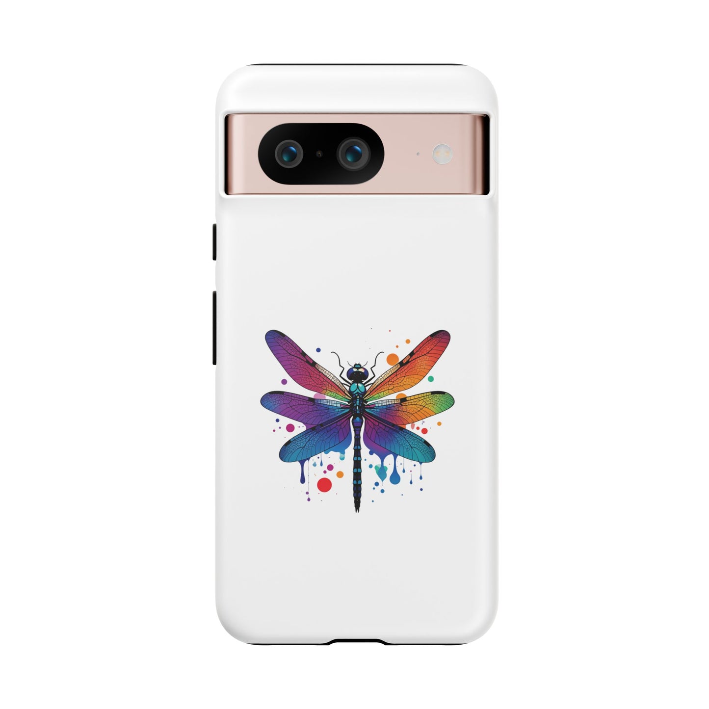 Capa de celular Vibrant Dragonfly - Proteção resistente com design colorido