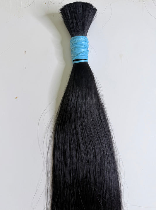 26" virgin Premium 100% Human Hair Bulk Extensions – Natural Straight – 195g, 230g & 240g