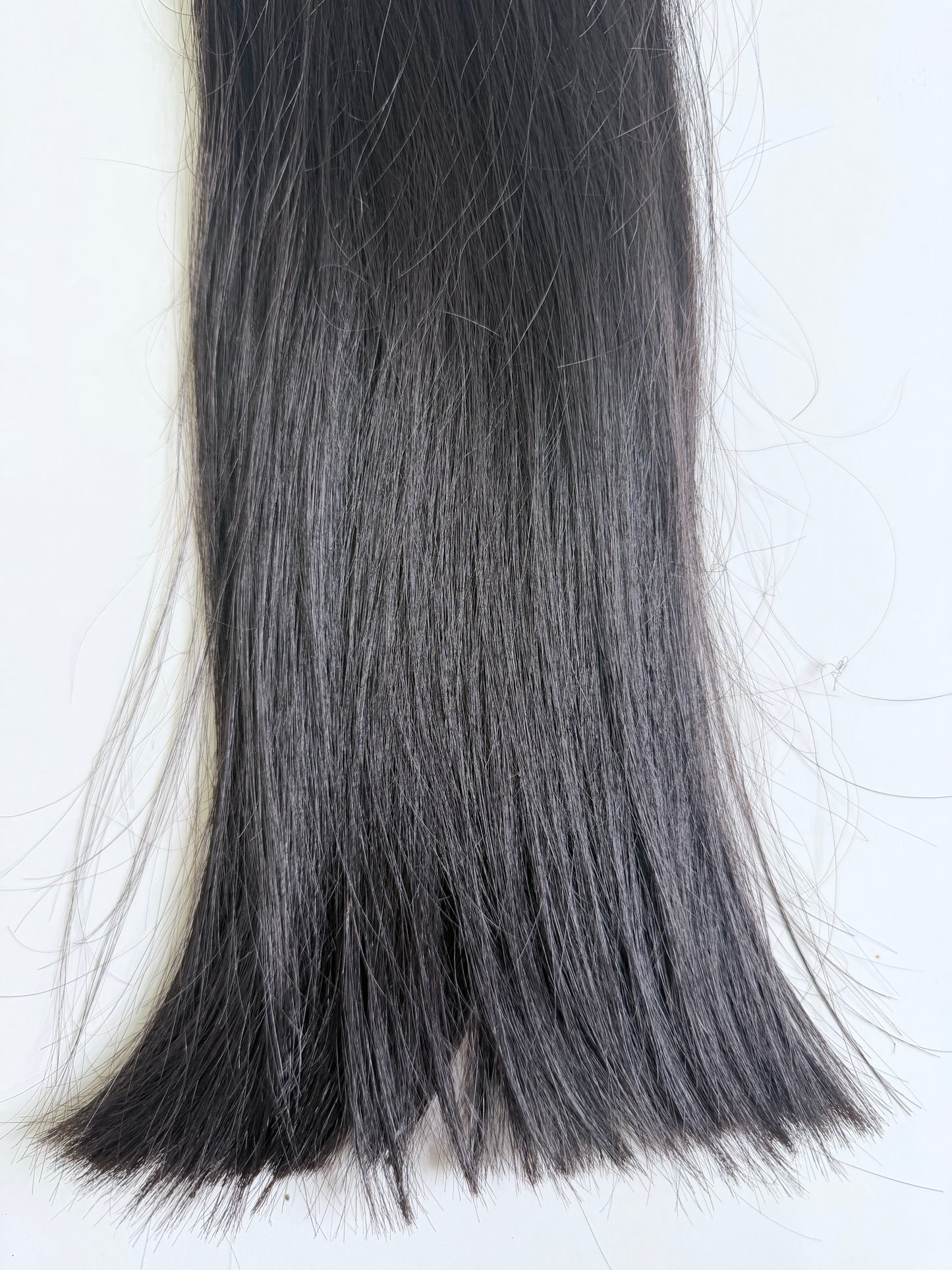 221g Premium 26" Natural Straight Human Hair Bulk Extensions