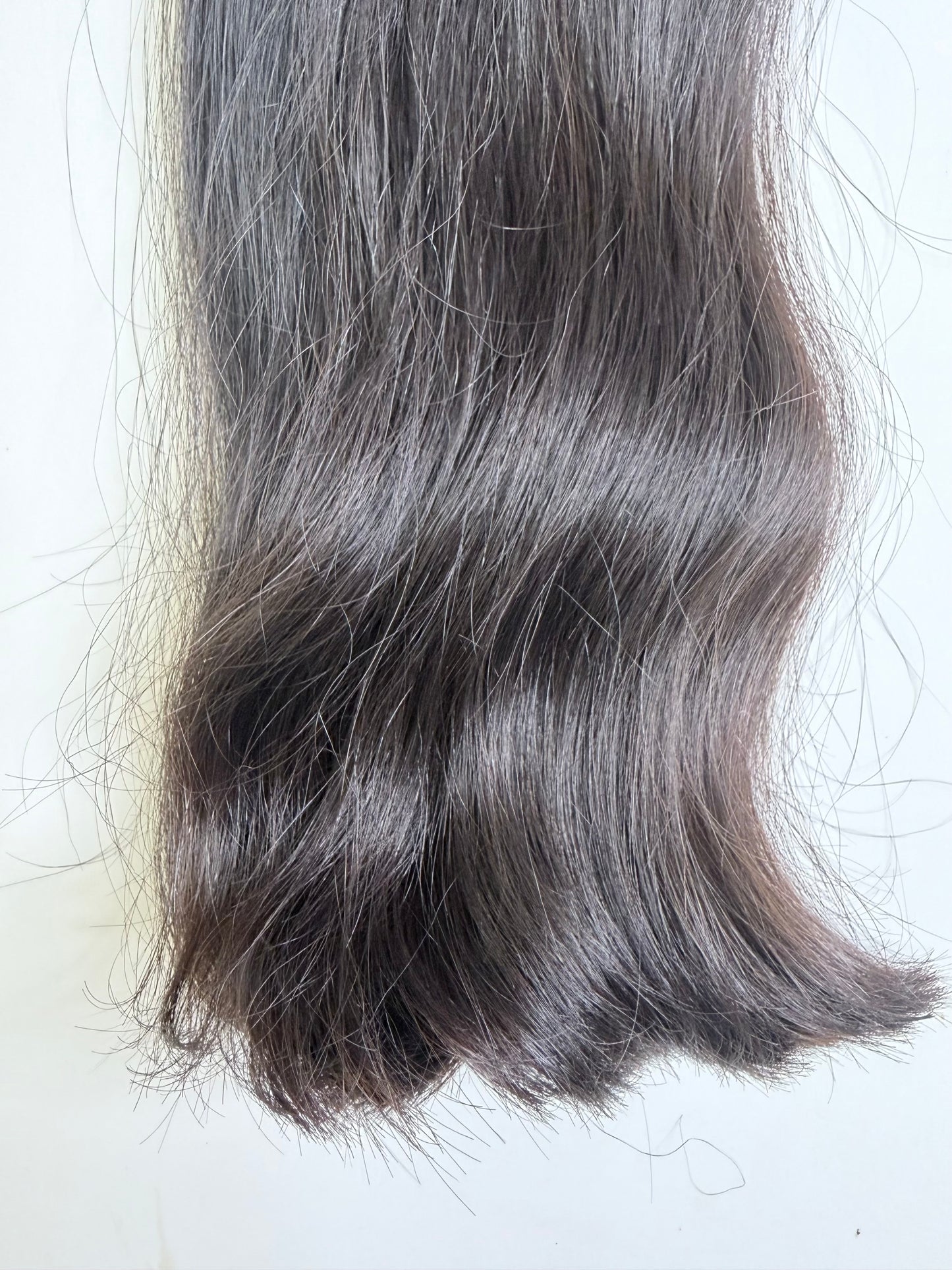 200g virgin Premium 18" Double Drawn Human Hair Bulk – Natural Black Wavy