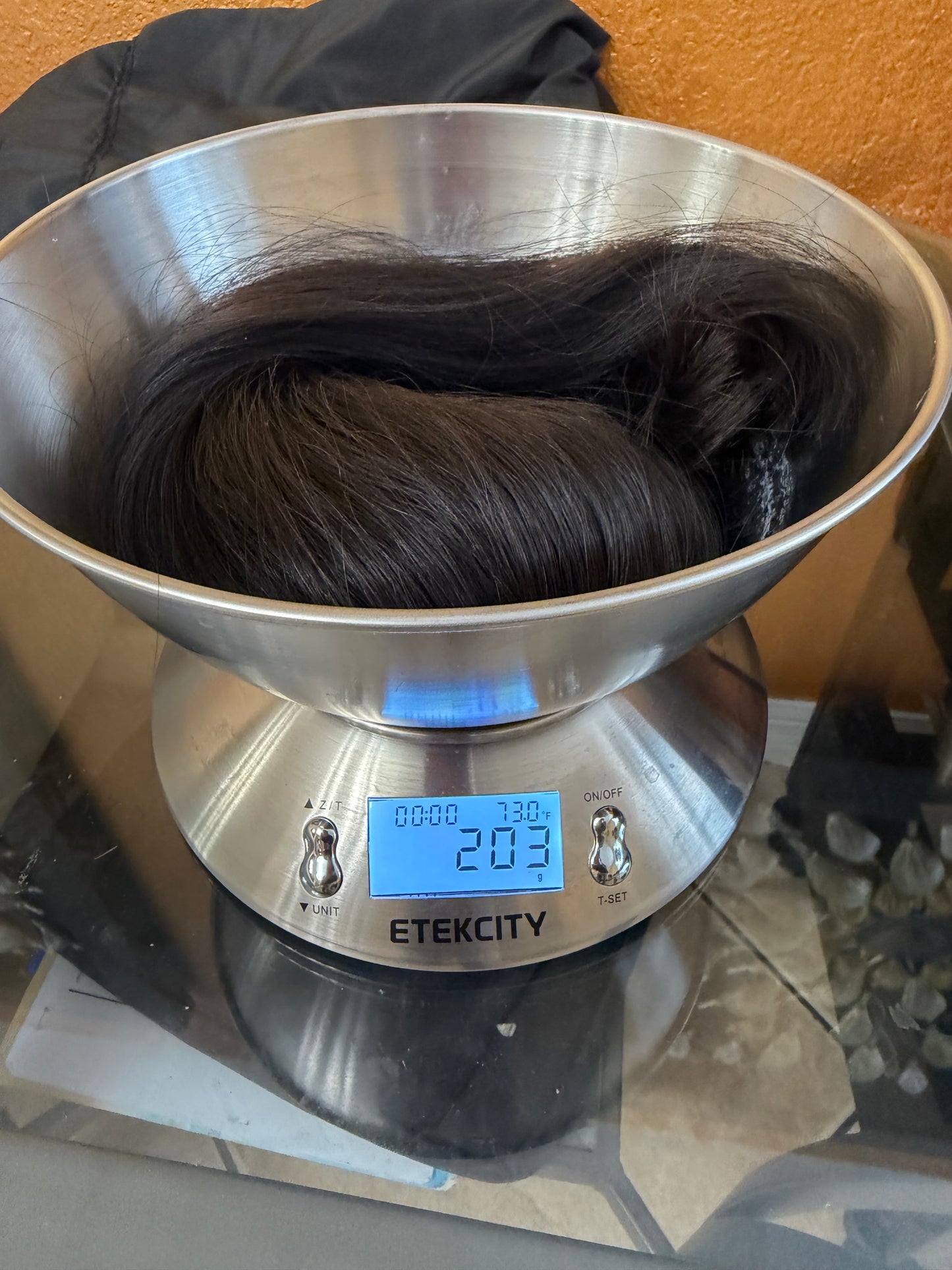 200g virgin Premium 18" Double Drawn Human Hair Bulk – Natural Black Wavy