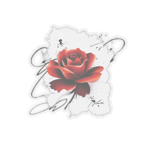 Elegant Rose Kiss - Cut Stickers for Personalization & Gift Giving - Gigi Joyce's Hair Studio