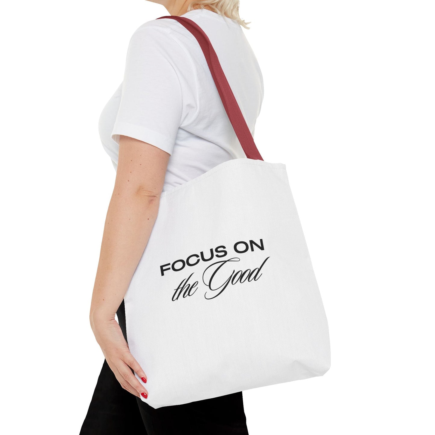 Motivational Tote Bag - Focus on the Good - Gigi Joyce's Hair Studio