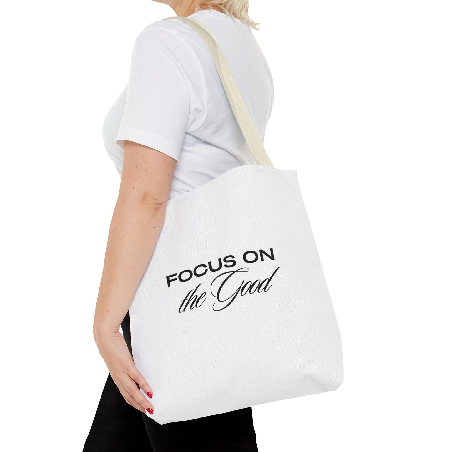 Motivational Tote Bag - Focus on the Good - Gigi Joyce's Hair Studio