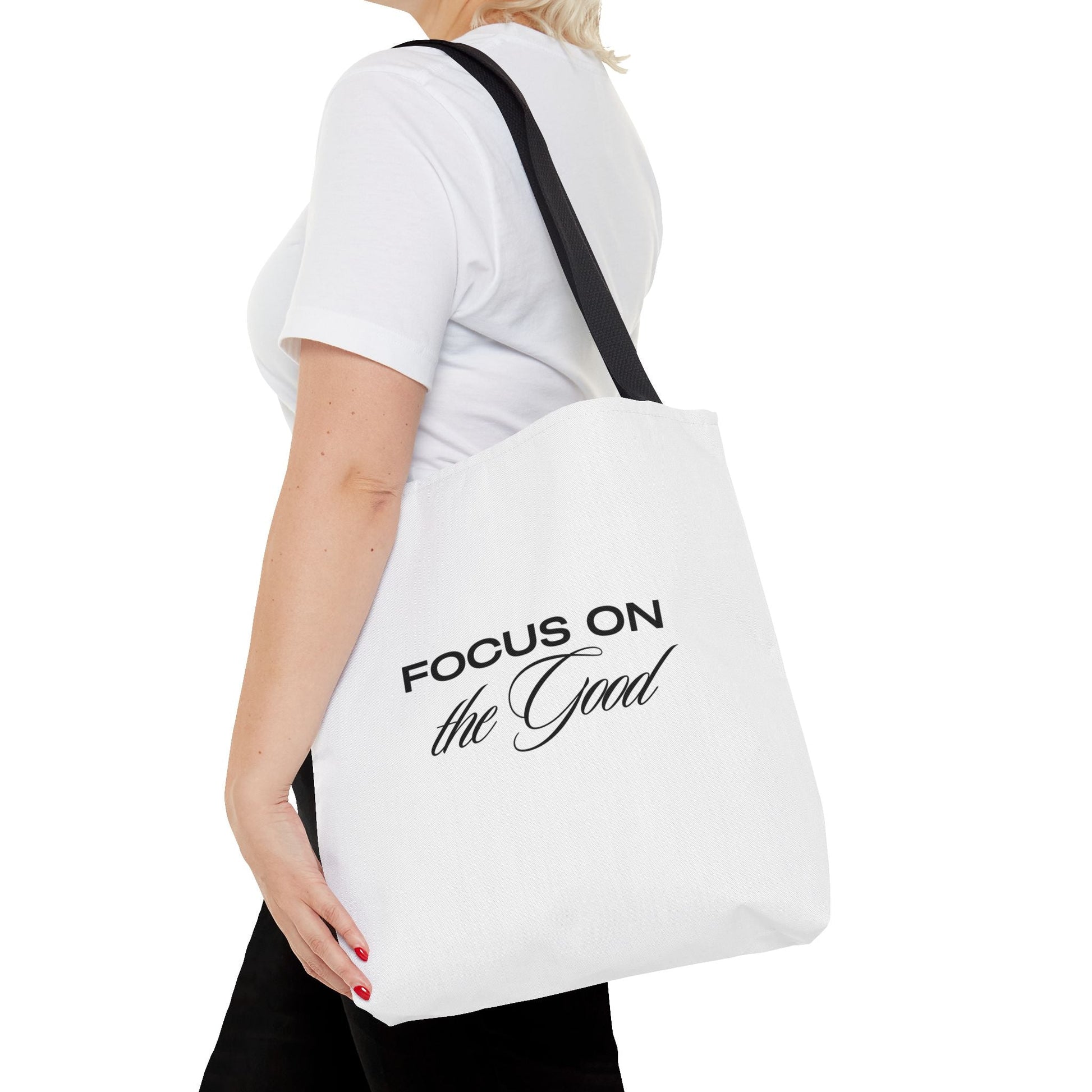 Motivational Tote Bag - Focus on the Good - Gigi Joyce's Hair Studio