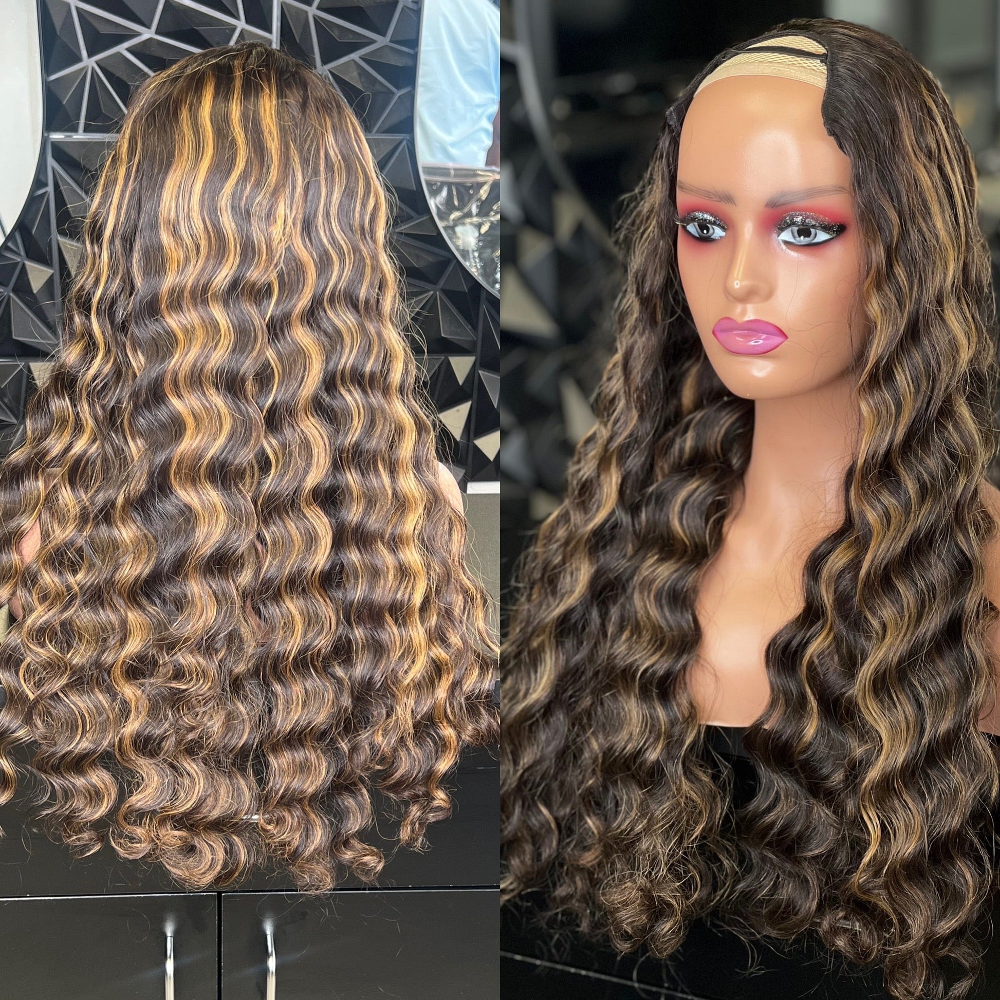 Transform Your Look with the 22" Piano Brown U Part Wig – Body Wave - Gigi Joyce's Hair Studio